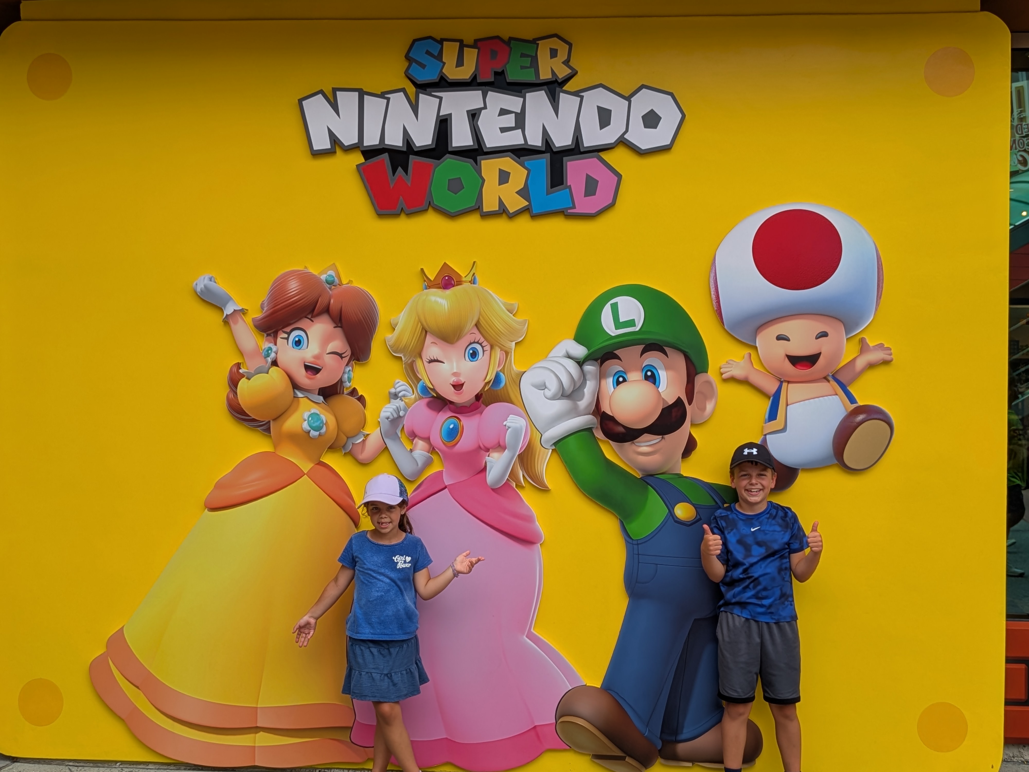 Fiona at Super Nintendo World